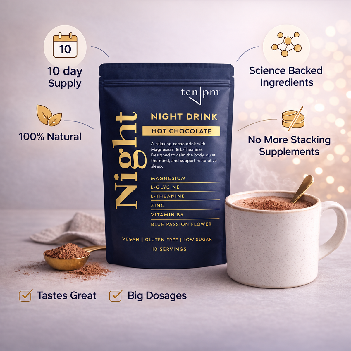 Night Drink 10 day trial supply benefits