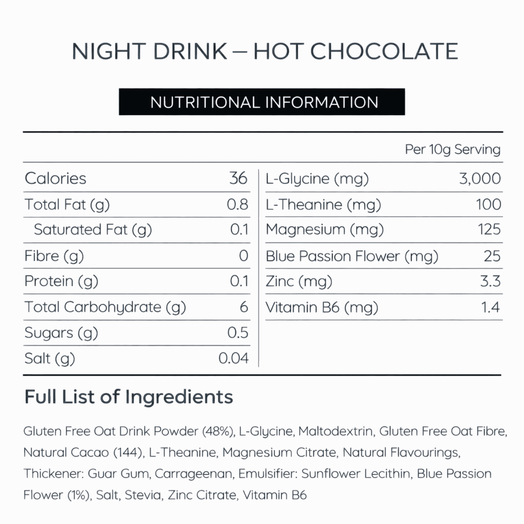 Night Drink - 10 Day Trial Pack